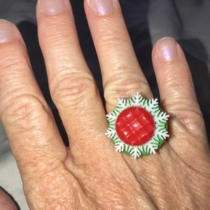 Cute handmade ring.  Adjustable.